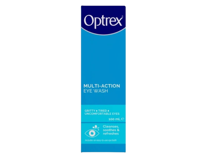 Optrex Multi Action Eye Wash, 100 mL