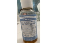 Dr Bronner's Hemp Baby Pure Castle Soap, Unscented, 2 fl oz/59 mL - thumbnail 2