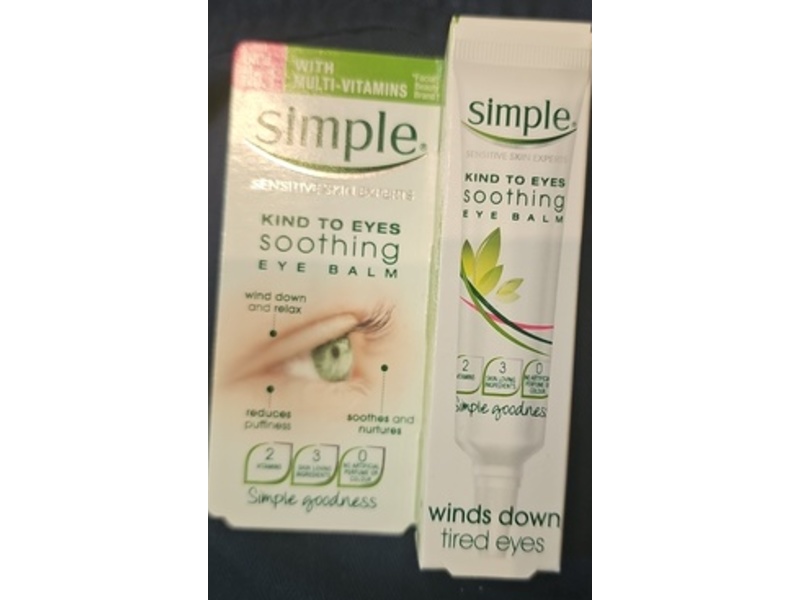 Simple Kind To Eyes Soothing Eye Balm, 15mL