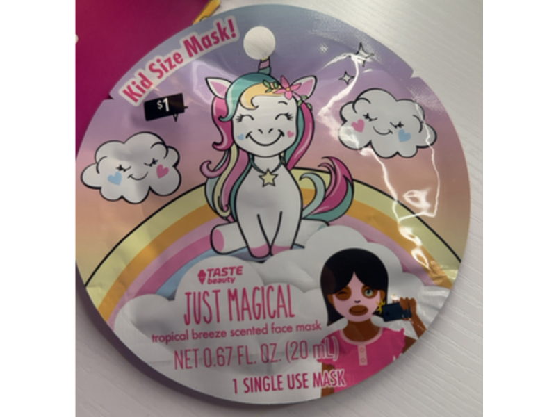 Taste Beauty Just Magical Tropical Breeze Scented Face Mask, 0.67 fl oz/20 mL