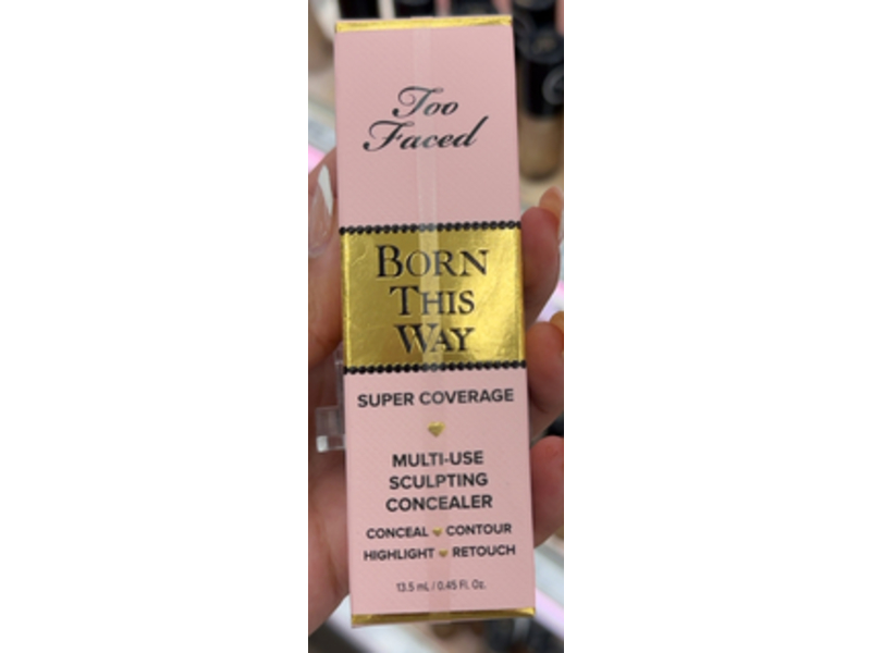 Too Faced Born This Way Multi-Use Sculpting Concealer, Porcelain, 0.45 fl oz/13.5 mL