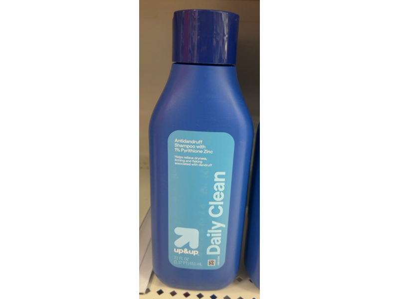 Up & Up Daily Clean Antidandruff Shampoo, 1% Pyrithione Zinc, 22 fl oz/651 mL
