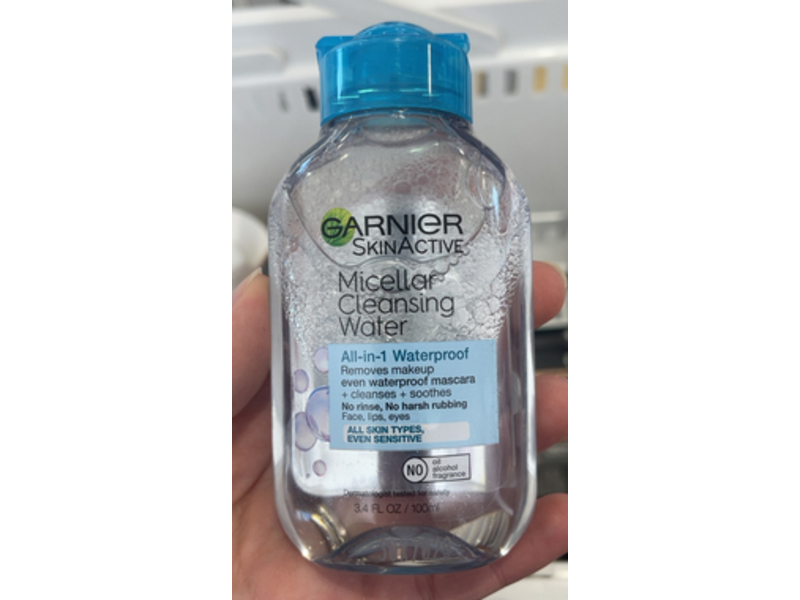 Garnier Skin Active Micellar Cleansing Water, 3.4 fl oz/100 mL