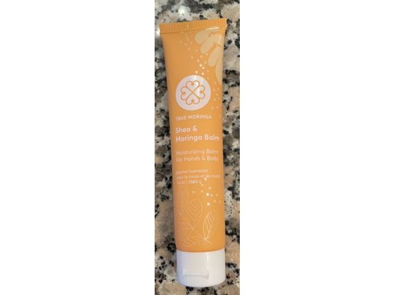 True Moringa Moisturizing Balm For Hands & Body, Shea & Moringa, 1.4 oz/31.88 g