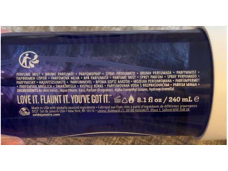 Sol De Janeiro Fragrance Perfume Mist, Cheirosa 59, 8.1 fl oz/240 mL