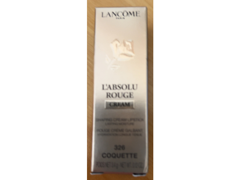 Lancôme L'Absolu Rouge Hydrating Cream Lipstick, 326 Coquette, 0.12 oz/3.4 g