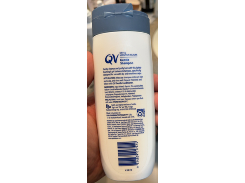 Ego Qv Dry & Sensitive Scalps Gentle Shampoo, 250 g
