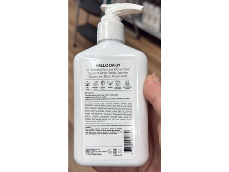 Hempz Daisy Dew Body Moisturizer, White Florals & Jasmine Bloom, 8.5 fl oz/250 mL