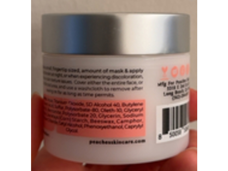 Peaches Skin Care Revitalizing Rescue Mask, 2 fl oz/57 g