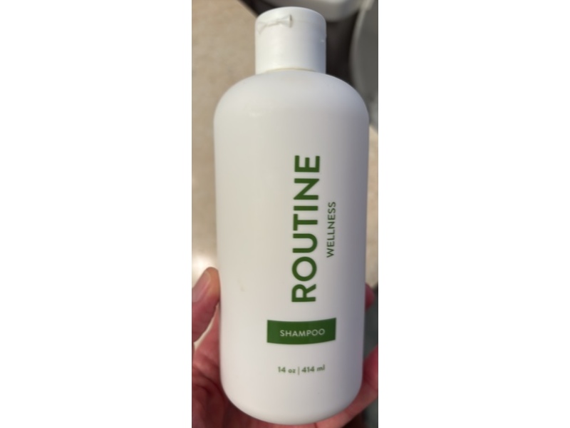 Routine Wellness Shampoo, Rosemary & Lemongrass, 14 oz/414 mL