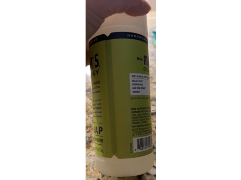 Mrs. Meyer's Clean Day Dish Soap, Lemon Verbena Scent, 16 fl oz/473 mL