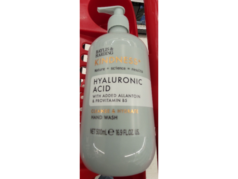 Baylis & Harding Kindness + Handwash, Hyaluronic Acid, 16.9 fl oz/500 mL, Pack Of 3