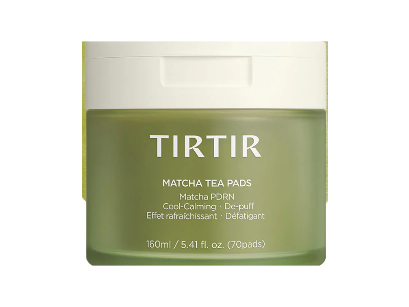 Tirtir Matcha Tea Pads, Matcha Pdrn, 5.41 fl oz/160 mL, 70 Pads