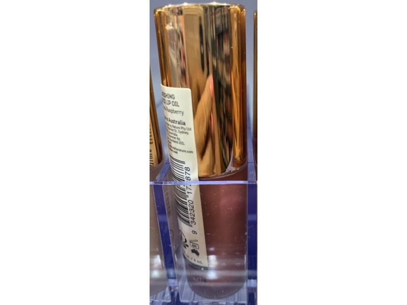 Nude By Nature Nourishing Tinted Lip Oil, 03 Pink Raspberry, 0.14 fl oz/4 mL