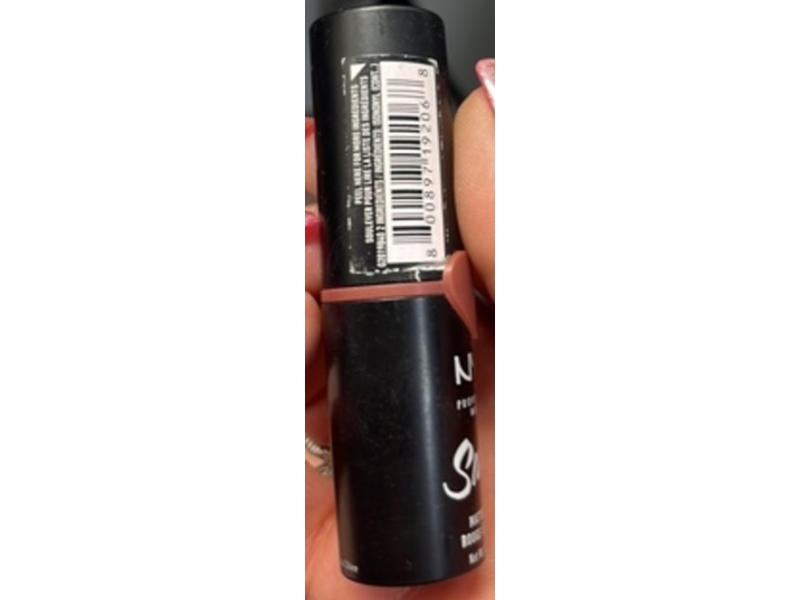 NYX Professional Makeup Suede Matte Lipstick, Soft Spoken, 0.12 oz/3.5 g