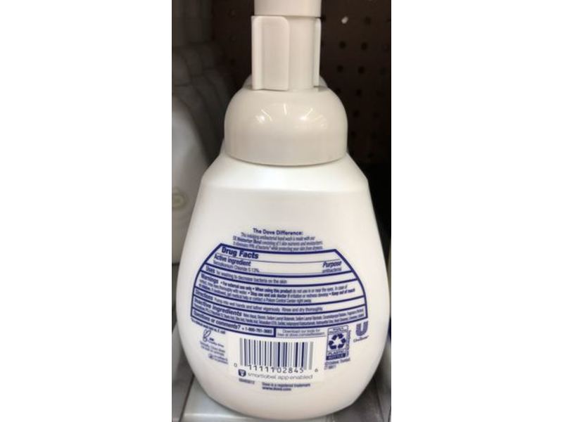 Dove Nourishing Foaming Hand Wash, Antibacterial, 10.1 fl oz/300 mL