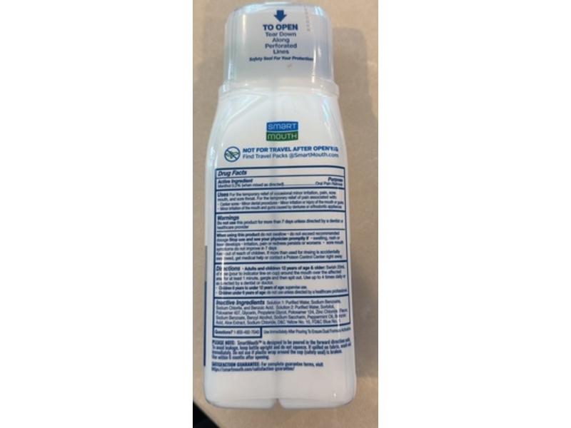 Smartmouth Sore Oral Pain Relief, 16 fl oz/473 mL, Pack Of 3
