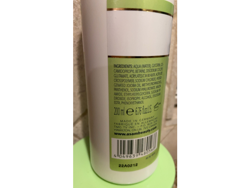 M. Asam Vino Gold Cleansing Gel, 6.76 fl oz/200 mL