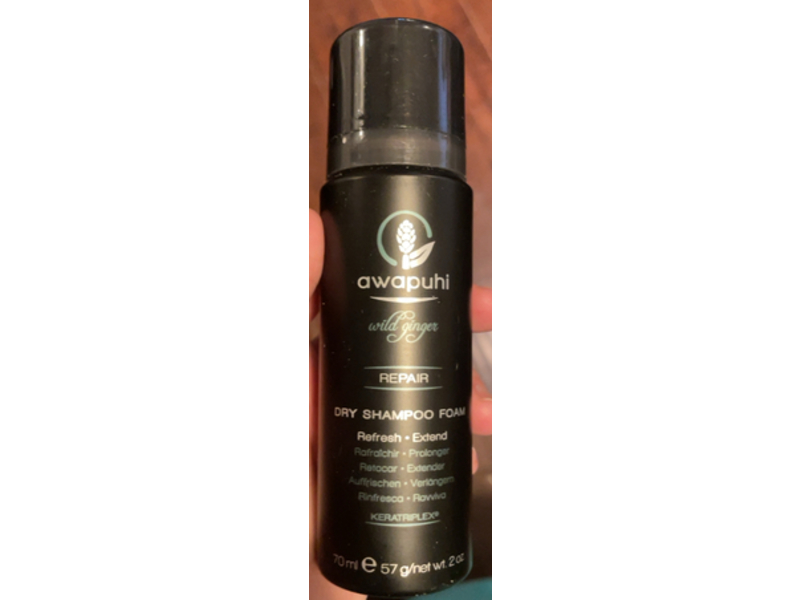 Paul Mitchell Awapuhi Repair Dry Shampoo Foam, Wild Ginger, 2 oz/70 mL