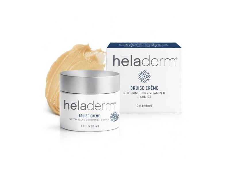 Heladerm Bruise Cream, Notoginseng+Vitamin K+Arnica, 1.7 fl oz/50 mL