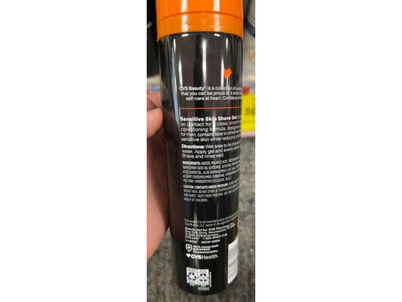 CVS Health Sensitive Skin Shave Gel, 7 oz/198 g
