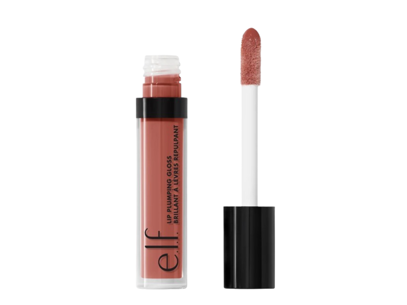 e.l.f. Cosmetics Lip Plumping Gloss, Mocha Twist, 0.09 fl oz/2.7 mL