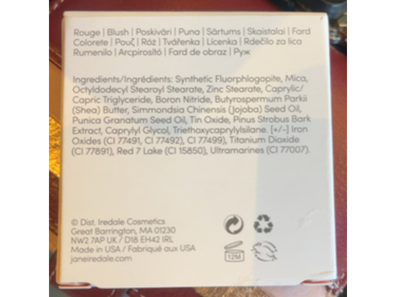 Jane Iredale Pure Pressed Blush, Mystique, 0.11 oz/3.2 g