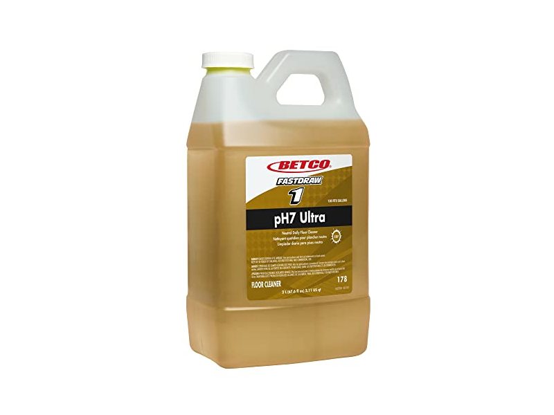 Betco Fastdraw 1 pH7 Ultra Neutral Daily Floor Cleaner, 67.6 fl oz/2 L