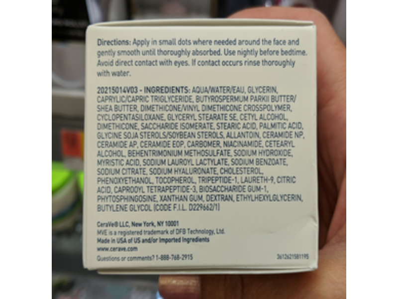 CeraVe Skin Renewing Night Cream, 1.7 oz (48 g)