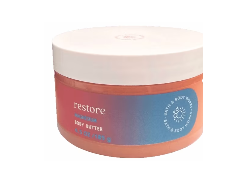 Bath & Body Works Restore Magnesium Body Butter, 6.5 oz/185 g