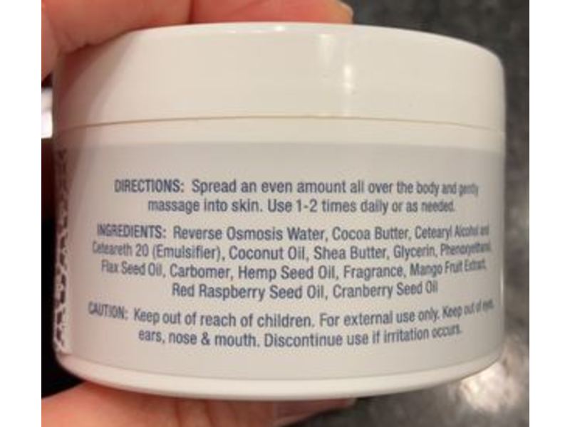 Naples Soap Company Pure Paradise Body Butter, 3 oz/85 g