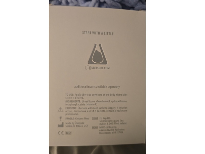 Uberlube Lubricant Case, Blue