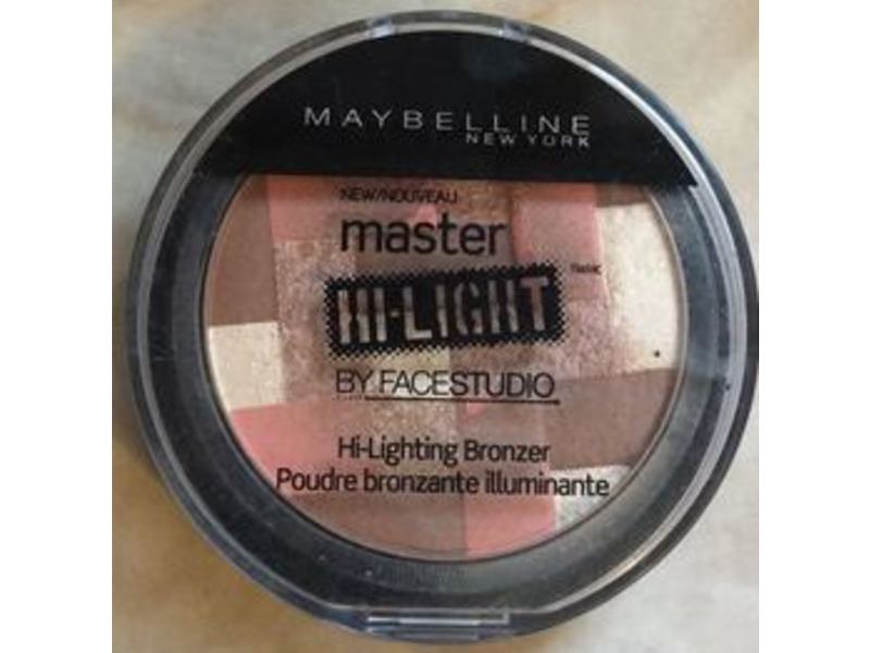 Maybelline New York FaceStudio Master Hi-Light Bronzer, 50 Light Bronze, 0.31 oz/9 g