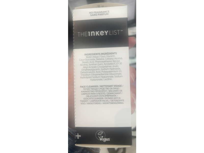 The Inkey List Face Cleanser, Hyaluronic Acid, 5.0 fl oz/150 mL