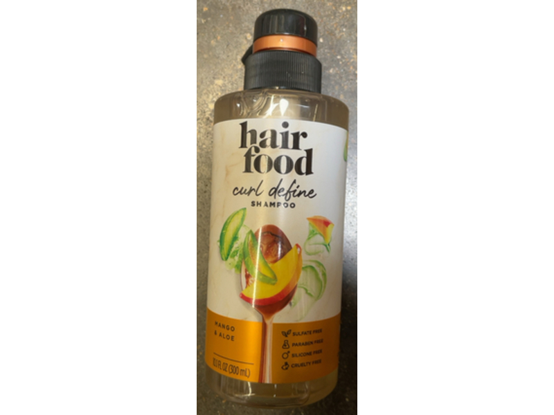 Hair Food Curl Define Shampoo, Mango & Aloe,10.1 fl oz/300 mL