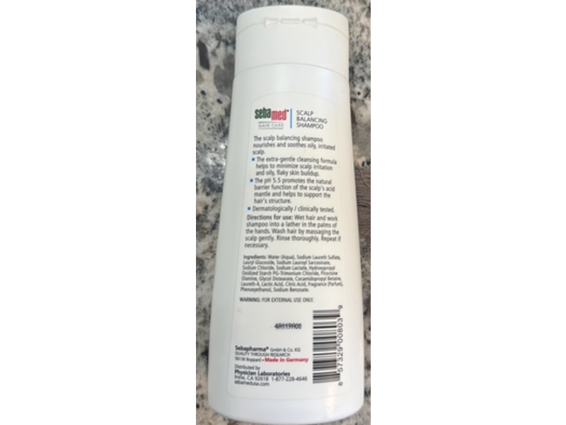 SebaMed Scalp Balancing Shampoo, 6.8 fl oz/200 mL