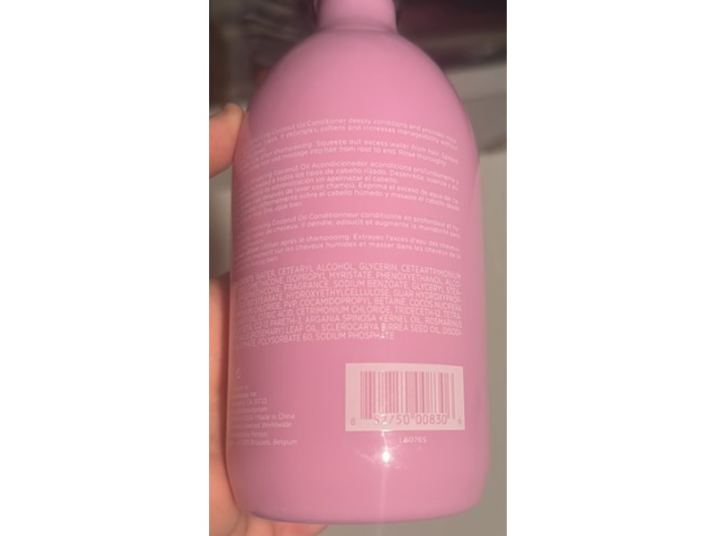 Luseta Curl Enhancing Conditioner, Coconut Oil, 16.9 fl oz/500 mL, Pack Of 2