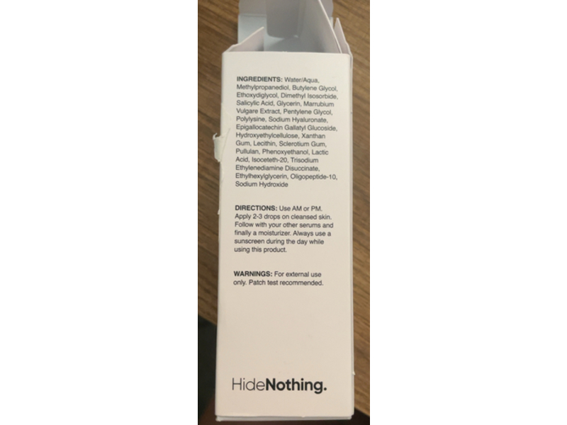 Minimalist Face Serum, Salicylic Acid, 1 fl oz/30 mL