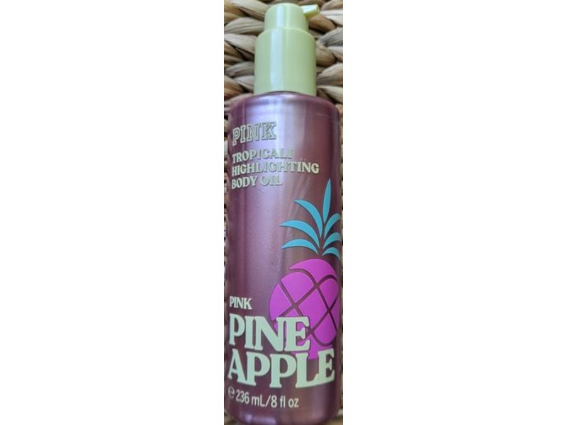 Victoria's Secret Tropical Highlighting Oil, Pink Pineapple, 8 fl oz/236 mL