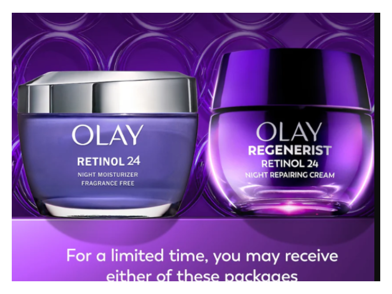 Olay Retinol 24 + Peptide Night Hydrating Moisturizer, 0.5 oz/15 mL