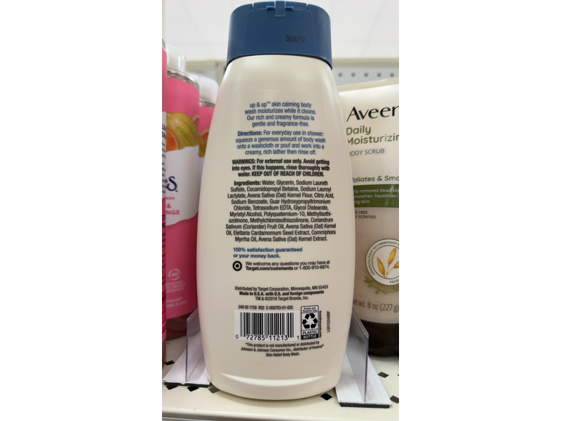 Up & Up Skin Calming Body Wash, 18 fl oz/532 mL