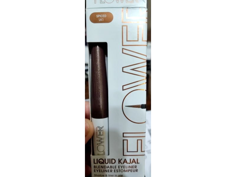 Flower Beauty Liquid Blendable Eyeliner, Spiced LK1, 0.05 oz/1.7 mL