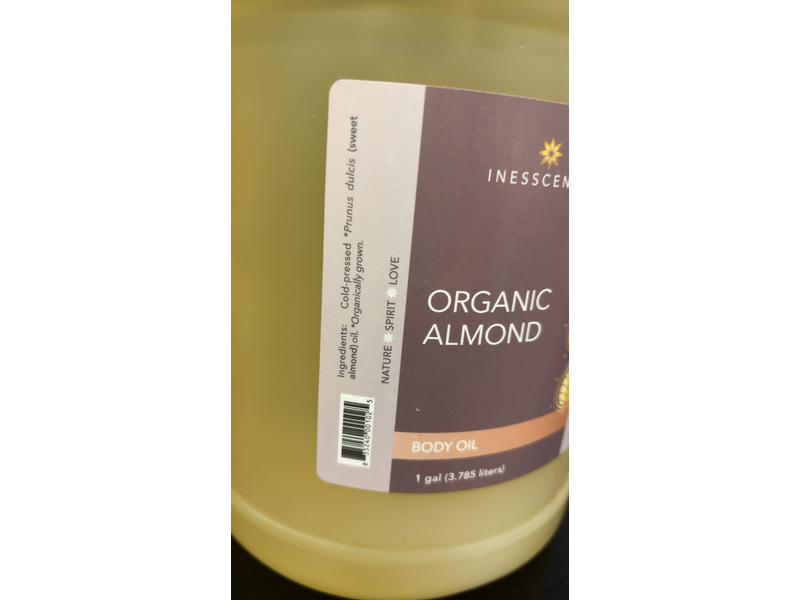 Inesscents Organic Almond Body Oil, 3.785 L