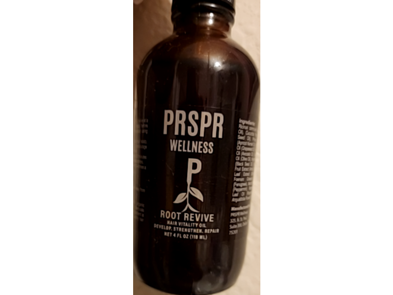 Prspr Wellness Root Revive Hair Vitality Oil, 4 fl oz/118 mL