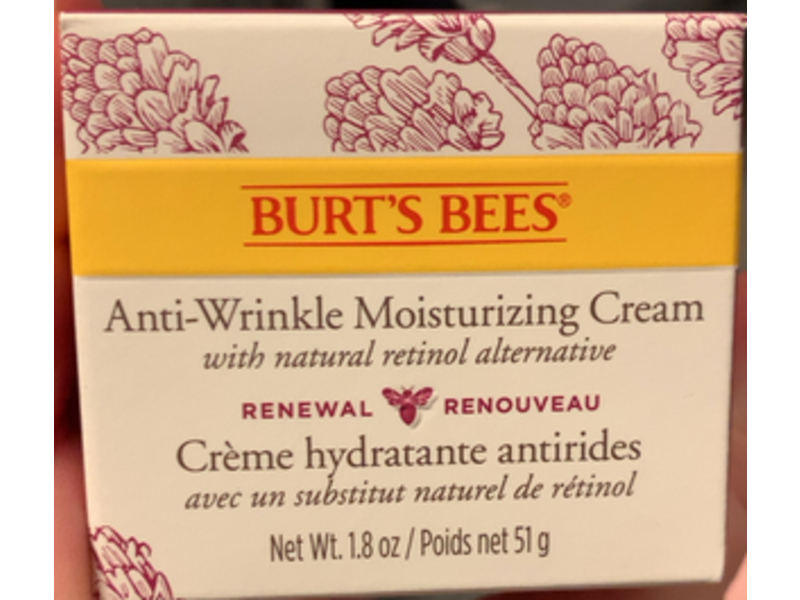 Burt's Bees Anti Wrinkle Moisturizing Cream, 1.8 oz/51 g