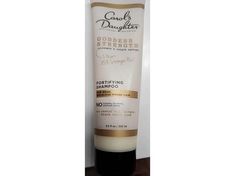 Carol's Daughter Goddess Strength Fortifying Shampoo, Castor Oil, Ginger, Black Cumin Seed, 8.5 fl oz/250 mL
