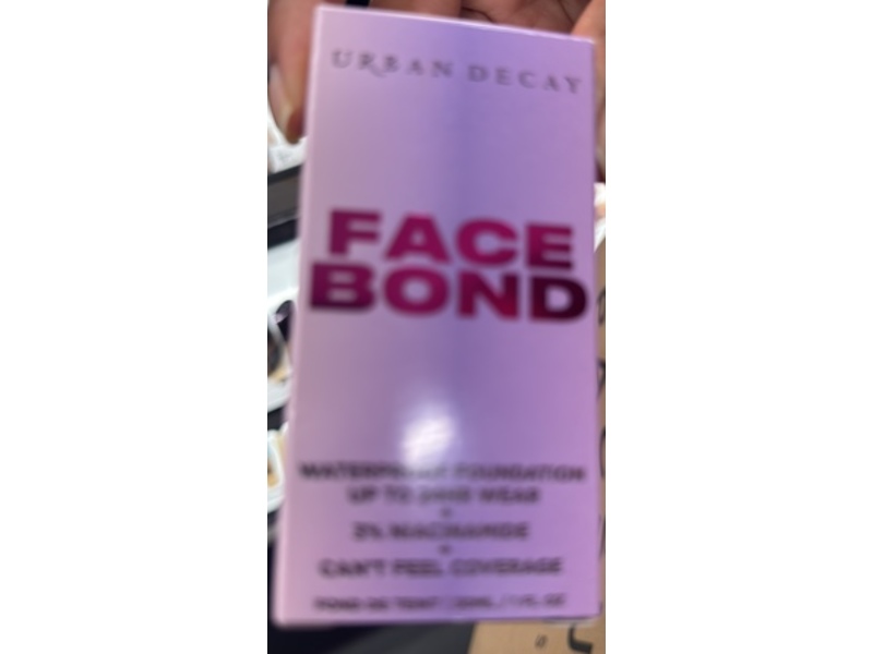 Urban Decay Face Bond Waterproof Foundation, 25 Medium Deep Cool Olive, 1 fl oz/30 mL