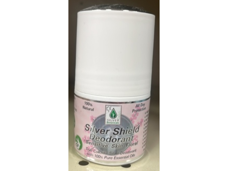 Silver Botanicals Silver Shield Deodorant, Floral, 2 fl oz/56 g