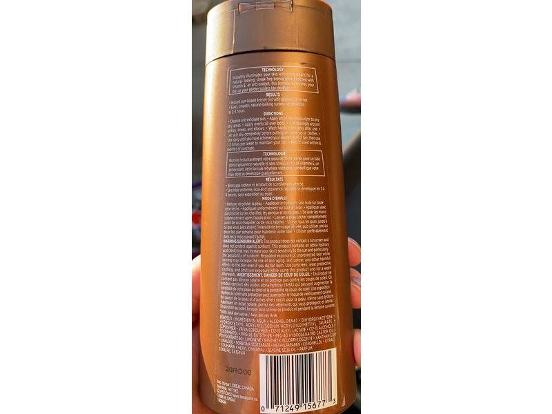 L'Oreal Paris Sublime Bronze Tinted Self - Tanning Luminous Bronzer, Medium, 200 mL
