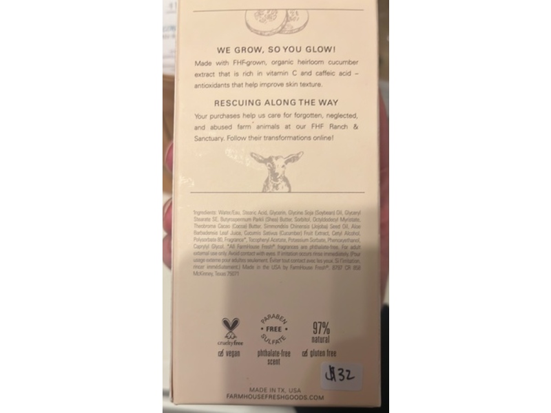 FarmHouse Fresh Sunshine Silk Shea Butter Body Lotion, 8 fl oz/237 mL